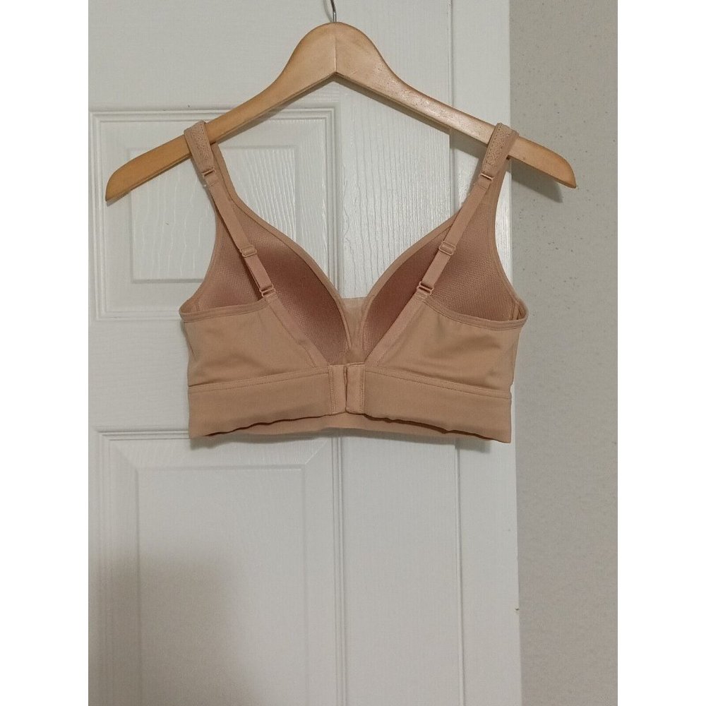 Women's Jockey Beige Adjustable Straps Full Coverage Bra Size Small - Picture 6 of 8